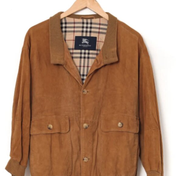 Burberry Suede Jacket - Picture 1 of 8